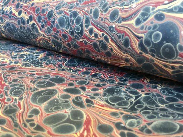 Gel-git marmurinio popieriaus raštas || Gel-git marbled papers pattern