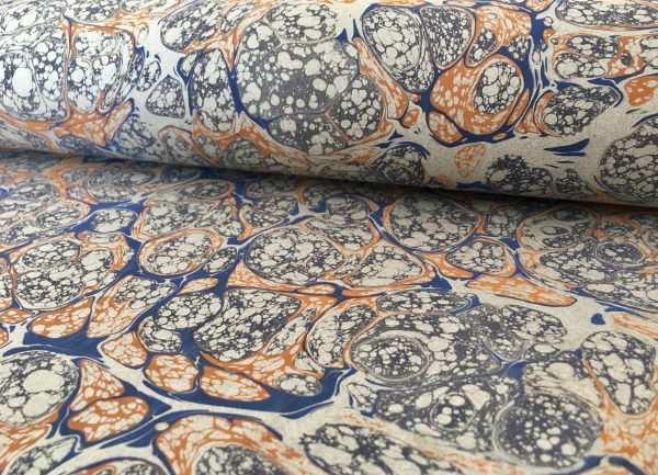 Stormont marmurinio popieriaus raštas || Stormont marbled papers pattern