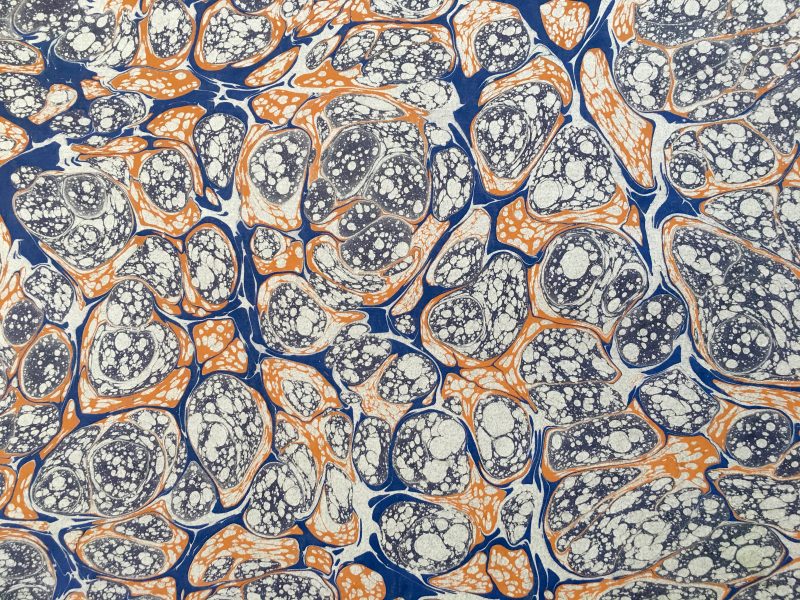 Stormont marmurinio popieriaus raštas || Stormont marbled papers pattern