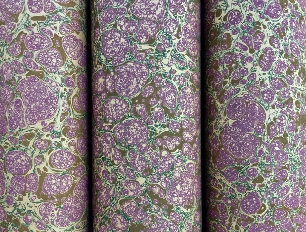 Marmurinis popierius || Marbled paper