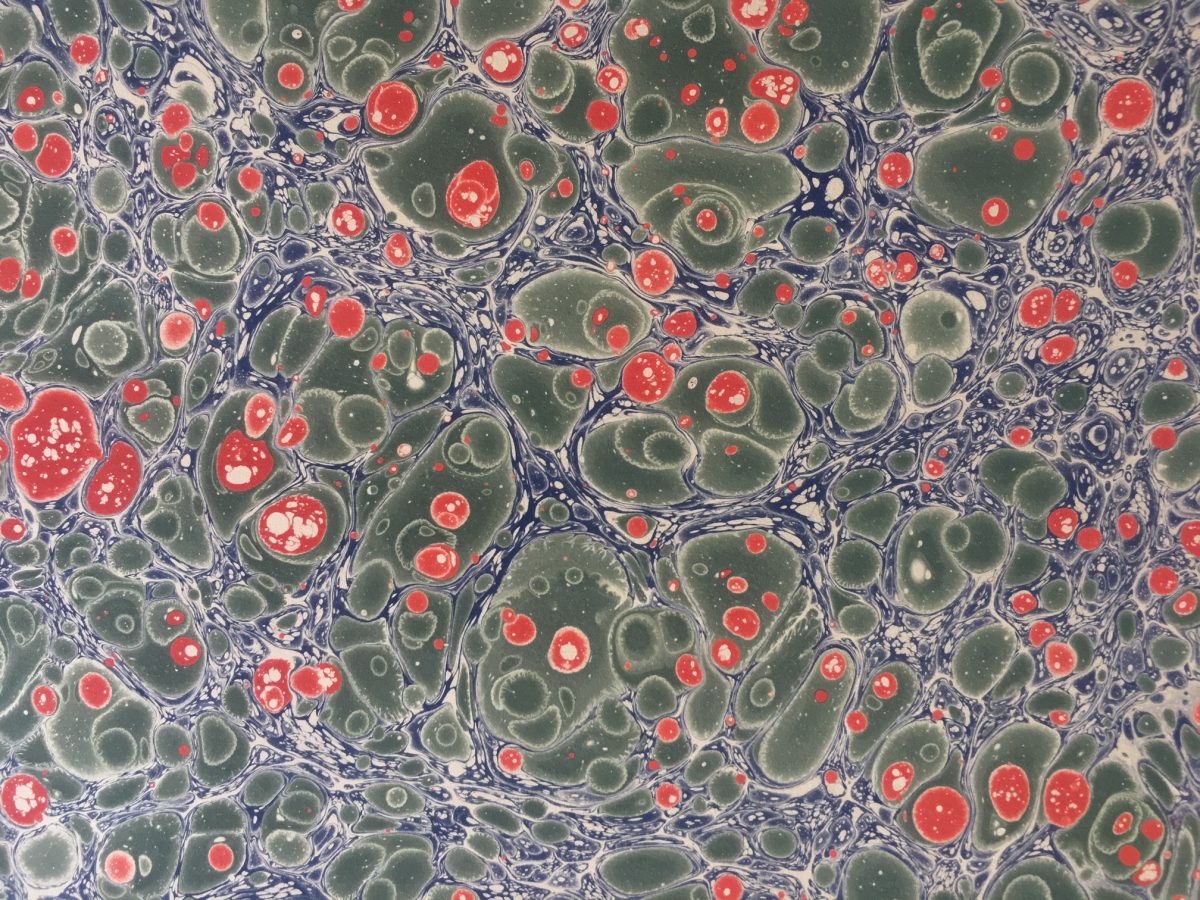 Rankų darbo marmurinis popierius Stormont