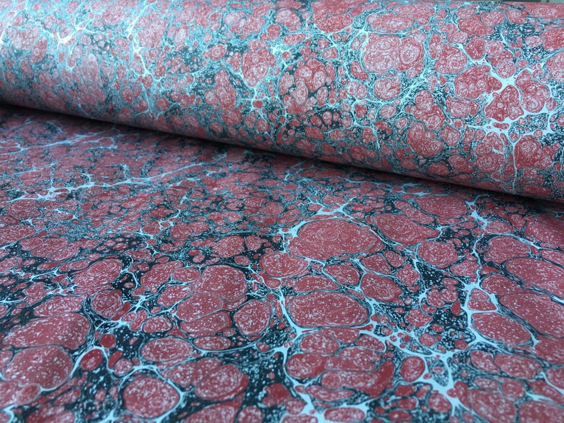 Rankų darbo marmurinis popierius || Hand marbled paper